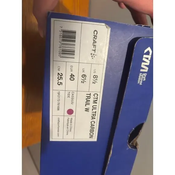 Craft CTM Ultra Carbon Trail W in Cassius Tide Size 8.5 / EU 40 - Picture 7 of 8